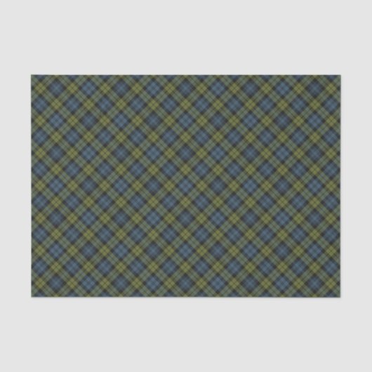 Campbell Tartan Tissue Paper Seidenpapier (Vorderseite)