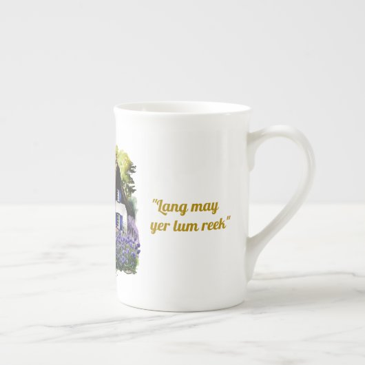 Campbell Thatched Cottage Personalized Porzellantasse (Rechts)