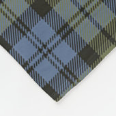 Campbell verblasstes Clan Abzeichen Tartan Kariert Fleecedecke (Ecke)