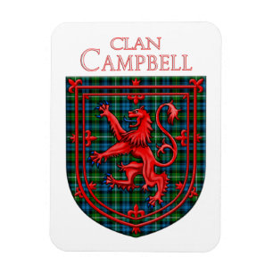 Campbell von Argyll Tartan Scottish Kariert Magnet