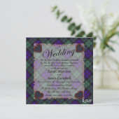 Campbell von Cawdor Scottish Clan tartan - Kariert Einladung (Stehend Vorderseite)