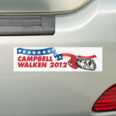 Campbell/Walken 2012 Autoaufkleber (Auf Auto)