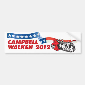 Campbell/Walken 2012 Autoaufkleber