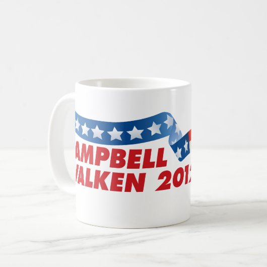 Campbell/Walken 2012 Kaffeetasse (Vorderseite Links)