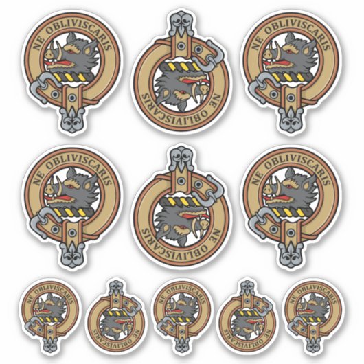 Campbell Wappen Aufkleber (Vorderseite)