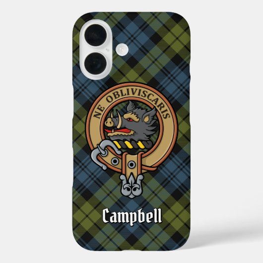 Campbell Wappen Case-Mate iPhone Hülle (Rückseite)