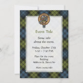 Campbell Wappen Einladung (Vorderseite)