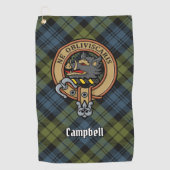 Campbell Wappen Golfhandtuch (Vorderseite)