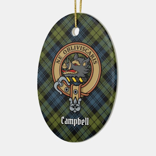 Campbell Wappen Keramik Ornament (Links)