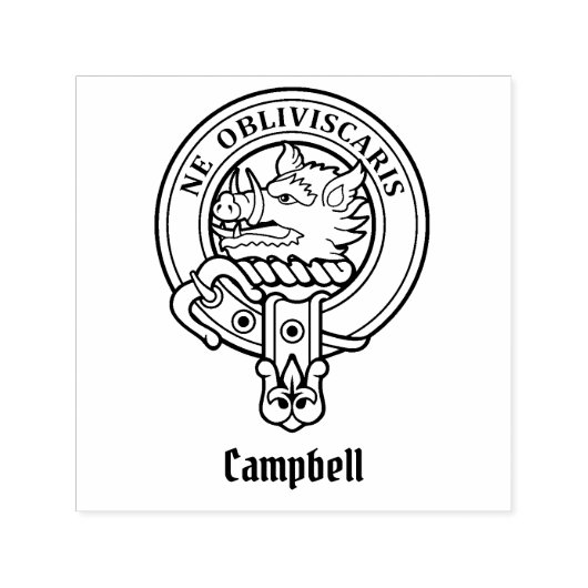 Campbell Wappen Permastempel (Design)