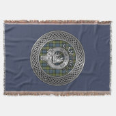 Campbell Wappen & Tartan Knot Throw Blanket Decke (Vorderseite)