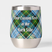 Campbell Wappen über Dress Tartan (Rückseite)