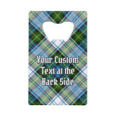 Campbell Wappen über Dress Tartan Geldbeutel Flaschenöffner (Rückseite)