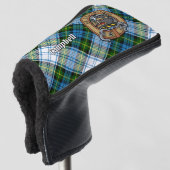 Campbell Wappen über Dress Tartan Golf Head Cover Golf Headcover (3/4 Vorderseite)