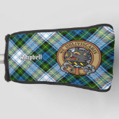 Campbell Wappen über Dress Tartan Golf Head Cover Golf Headcover (Vorderseite)