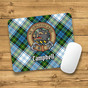 Campbell Wappen über Dress Tartan Mousepad