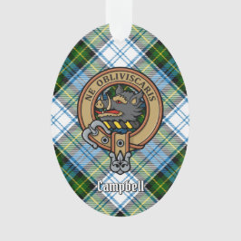 Campbell Wappen über Dress Tartan Ornament