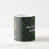 Campbell Wappen über Tartan Kaffeetasse (Mittel)