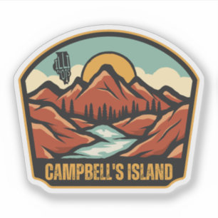 Campbell's Island, Illinois  Aufkleber