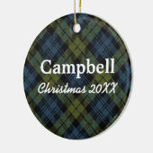 CampbellScottishTartan Keramikornament (Links)