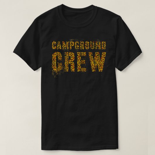 CAMPBODEN CREW Leopard Print Host Summer Counselor T-Shirt (Design vorne)
