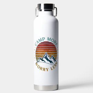 CAMPEN SIE MEHR, MACHEN SIE SICH WENIGER SORGEN TRINKFLASCHE