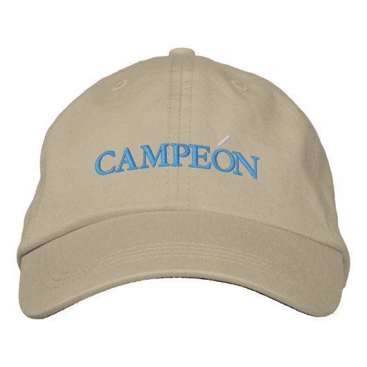 CAMPEON EMBROIDERIERTE BASEBALL-GAP BESTICKTE BASEBALLKAPPE (Vorderseite)
