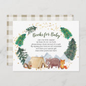 Camper Adventure Baby Books Beipackkarte Postkarte (Vorne/Hinten)