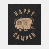 Camper Adventure Fleecedecke (Vorderseite)