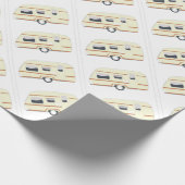 Camper-Anhänger-Camping Van Geschenkpapier (Ecke)