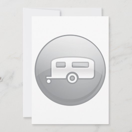 Camper-Anhänger Einladung (Vorderseite)