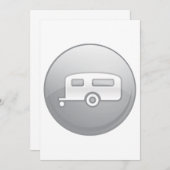 Camper-Anhänger Einladung (Vorne/Hinten)