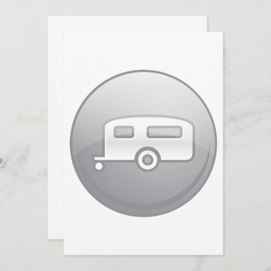 Camper-Anhänger Einladung (Vorne/Hinten)