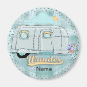 Camper-Anhänger Magnet (Vorne)