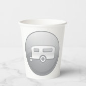 Camper-Anhänger Pappbecher (Vorderseite)