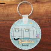 Camper-Anhänger Schlüsselanhänger (Vorderseite)