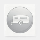 Camper-Anhänger Serviette (Vorderseite)