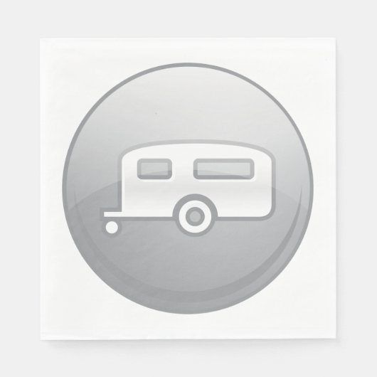 Camper-Anhänger Serviette (Vorderseite)