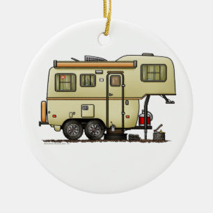 Camper Camper RV Happy Camper Keramik Ornament