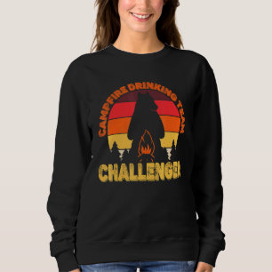 Camper Campfire Drink Team Challenger Camping Sweatshirt