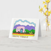 Camper Camping Berge Urlaub Kaktus Wanderung Karte (Gelbe Blume)