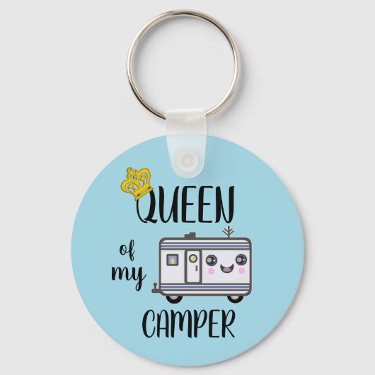 Camper Camping Funny RVing Lifestyle Schlüsselanhänger (Vorderseite)