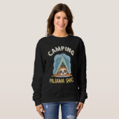 Camper Gear Zent Niedlich Sloth Kids Camping Pajam Sweatshirt (Vorne ganz)