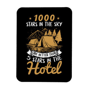 Camper Geschenk 1000 Sterne im Himmel Magnet