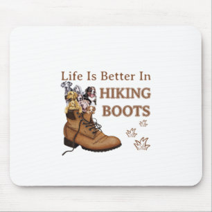 Camper-Geschenk   Das Leben ist besser im Wanderst Mousepad