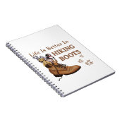 Camper-Geschenk | Das Leben ist besser im Wanderst Notizblock (Rechte Seite)