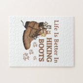 Camper-Geschenk | Das Leben ist besser im Wanderst Puzzle (Horizontal)