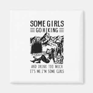 Camper-Geschenk   Einige Mädchen gehen zum Geburts Magnet