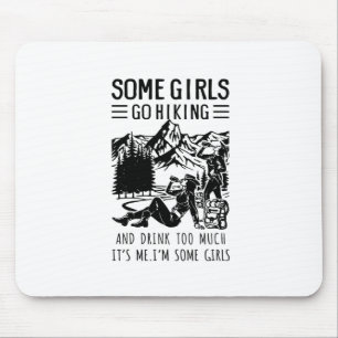 Camper-Geschenk Einige Mädchen gehen zum Geburts Mousepad