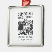 Camper-Geschenk | Einige Mädchen gehen zum Geburts Ornament Aus Metall (Links)